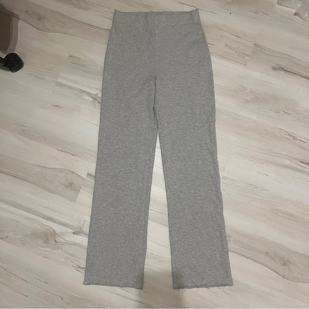 REFORMATION “Whitney” style Ribbed Pants in Oatmeal, size M